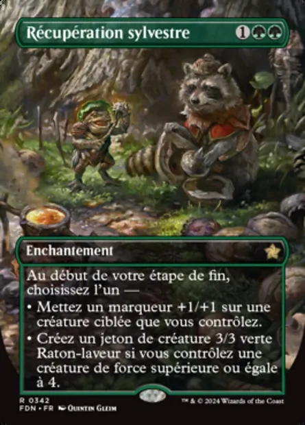 Récupération sylvestre, carte Magic FDN 342 — extension Foundations