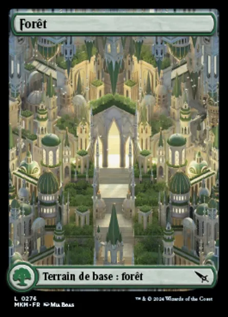 Forêt, carte Magic MKM 276 — extension Murders at Karlov Manor