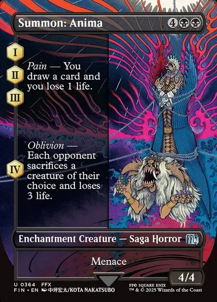Summon: Anima, Magic card FIN 364 — Final Fantasy set