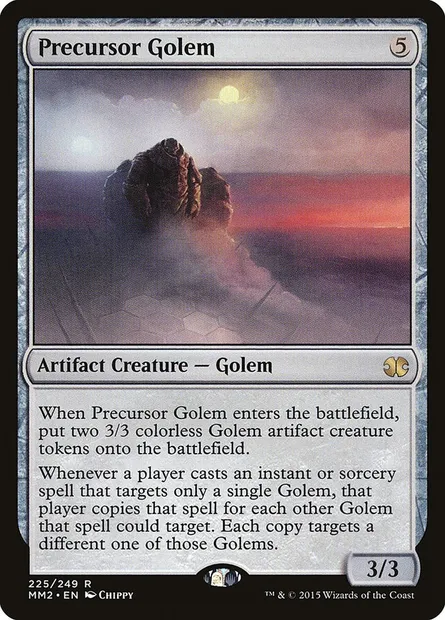 Precursor Golem, Magic card MM2 225 — Modern Masters 2015 set