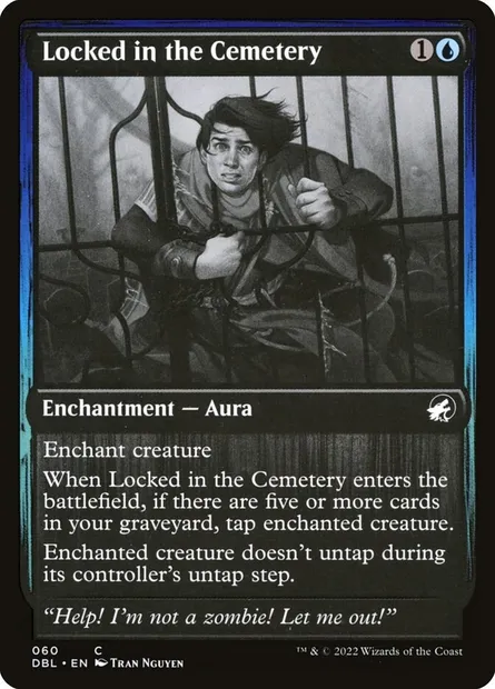 Locked in the Cemetery, Magic card DBL 60 — Innistrad: Double Feature set