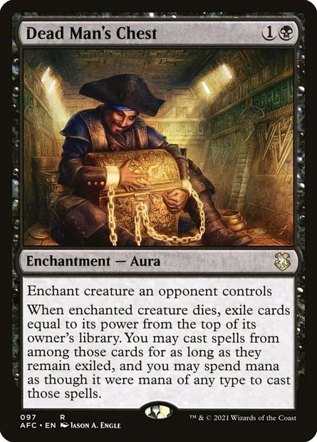 Dead Man's Chest, Magic card AFC 97 — Forgotten Realms Commander set