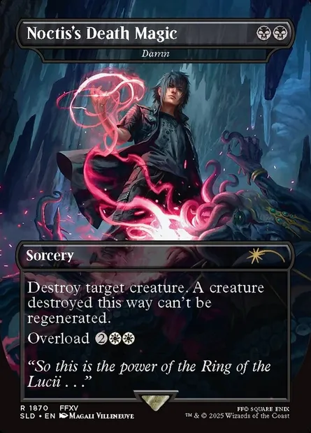 Damner, carte Magic SLD 1870 — extension Secret Lair Drop