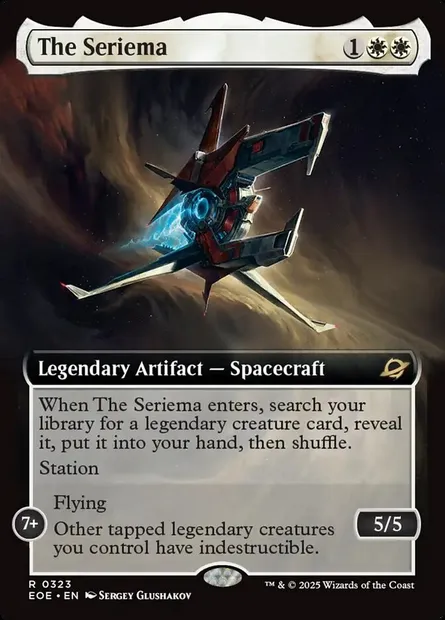 The Seriema, Magic card EOE 323 — Edge of Eternities set