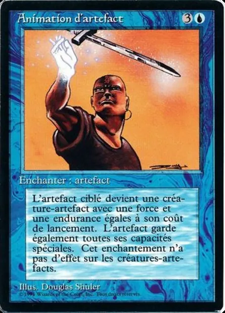 Animate Artifact, Magic card FBB 48 — Foreign Black Border set