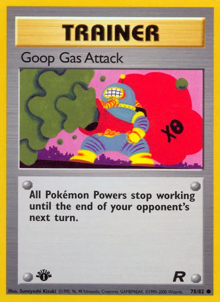 Goop Gas Attack, Pokémon card TR 78 — Team Rocket set