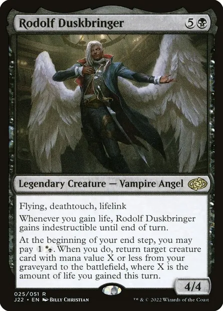 Rodolf Duskbringer, Magic card J22 25 — Jumpstart 2022 set