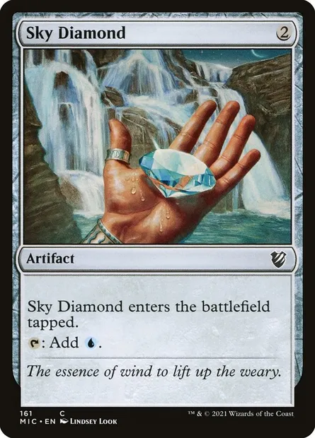 Sky Diamond, Magic card MIC 161 — Midnight Hunt Commander set