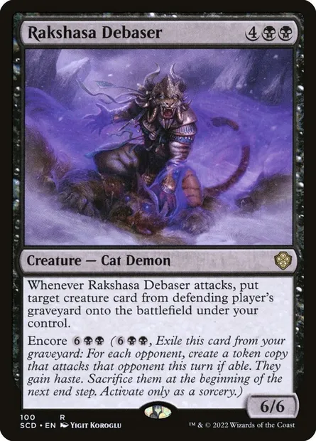 Rakshasa Debaser, Magic card SCD 100 — Starter Commander Decks set