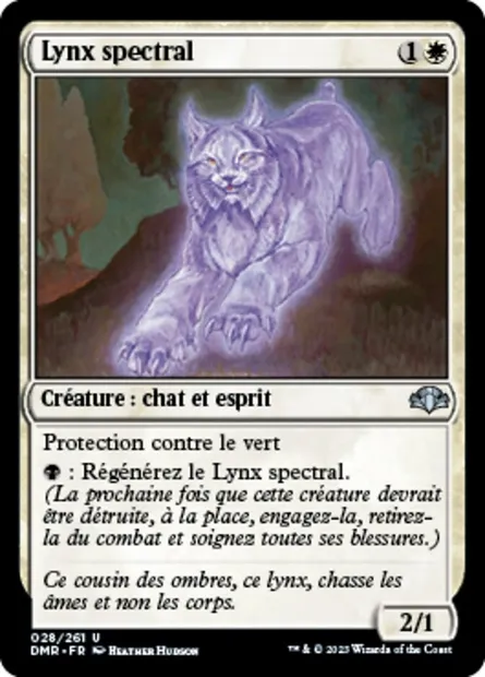 Lynx spectral, carte Magic DMR 28 — extension Dominaria Remastered
