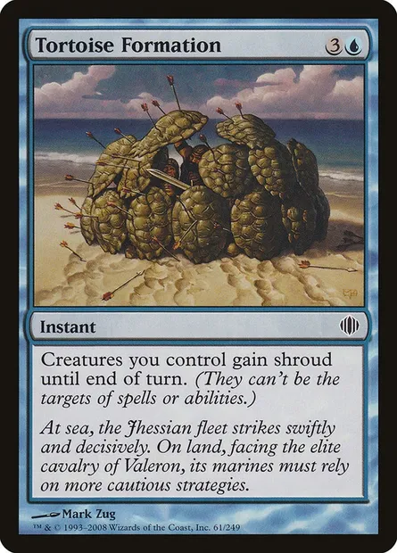 Tortoise Formation, Magic card ALA 61 — Shards of Alara set