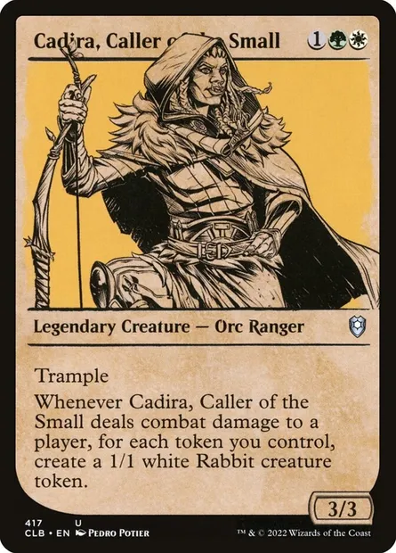 Cadira, Caller of the Small, Magic card CLB 417 — Commander Legends: Battle for Baldur's Gate set