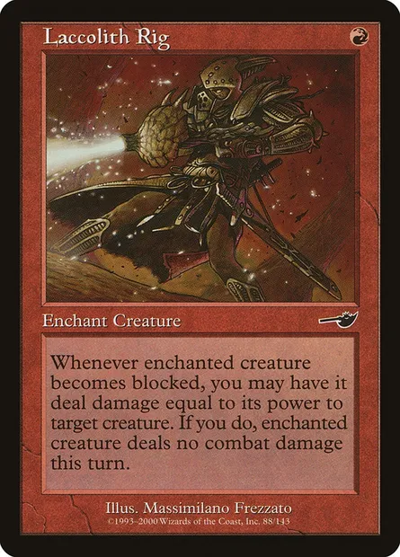 Fissure de laccolithe, carte Magic NEM 88 — extension Némésis