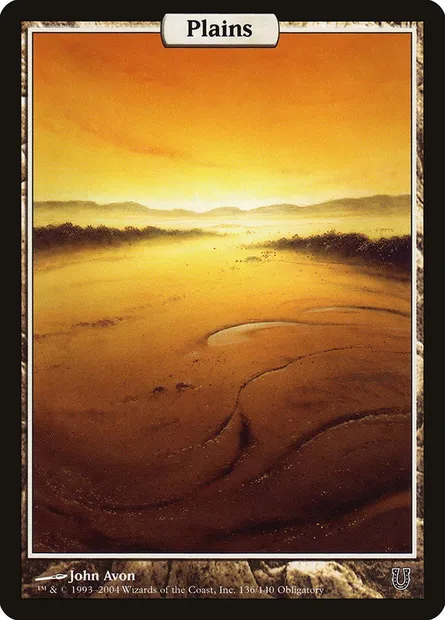 Plains, Magic card UNH 136 — Unhinged set