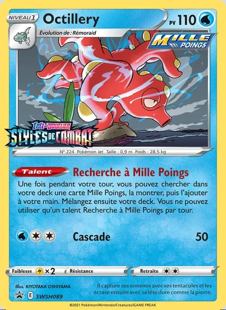 Octillery, carte Pokémon SWSH 089 — extension Promo SWSH