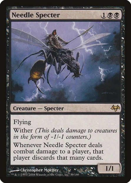Needle Specter, Magic card EVE 39 — Eventide set