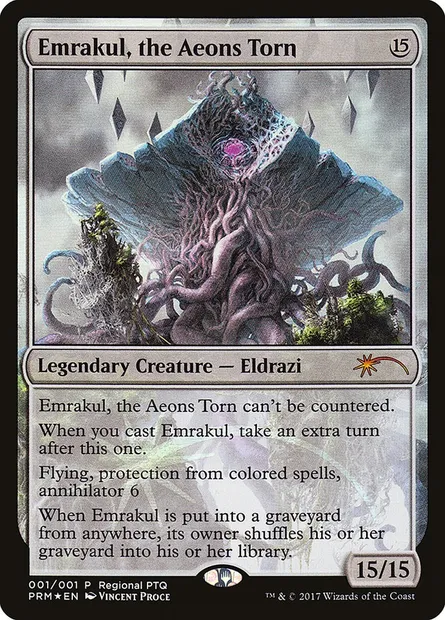 Emrakul, the Aeons Torn, Magic card PPRO 2017 — Pro Tour Promos set