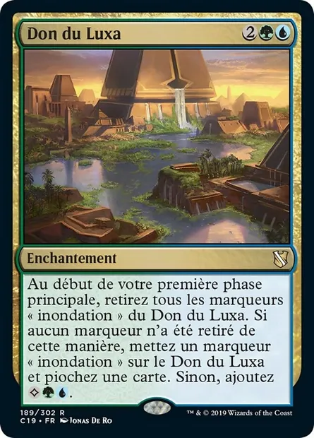 Don du Luxa, carte Magic C19 189 — extension Commander 2019