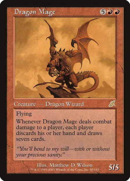 Dragon Mage, Magic card SCG 87 — Scourge set