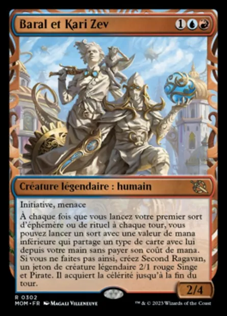 Baral et Kari Zev, carte Magic MOM 302 — extension L'invasion des machines
