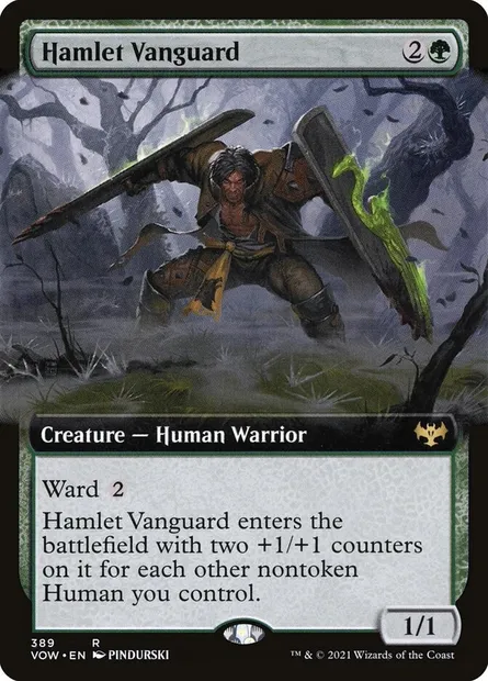 Hamlet Vanguard, Magic card VOW 389 — Innistrad: Crimson Vow set