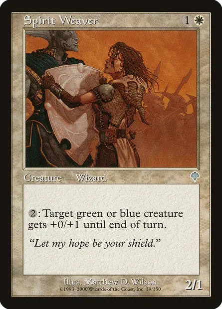 Tisseuse d'esprit, carte Magic INV 39 — extension Invasion