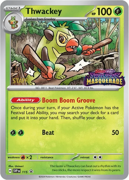 Badabouin, carte Pokémon PRE 115s — extension Prerelease Promos