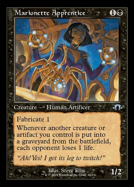 Marionette Apprentice, Magic card MH3 410 — Modern Horizons 3 set