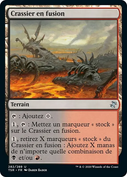 Crassier en fusion, carte Magic TSR 282 — extension Spirale Temporelle Remastered