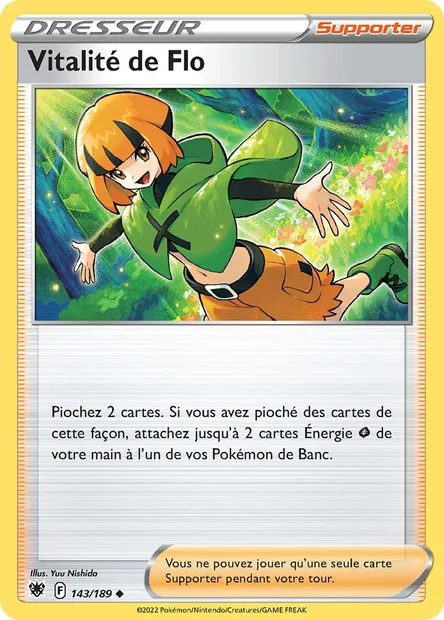 Vitalité de Flo, carte Pokémon ASR 143 — extension Astres Radieux