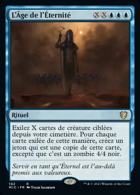 L'Âge de l'Éternité, carte Magic MIC 102 — extension Midnight Hunt Commander