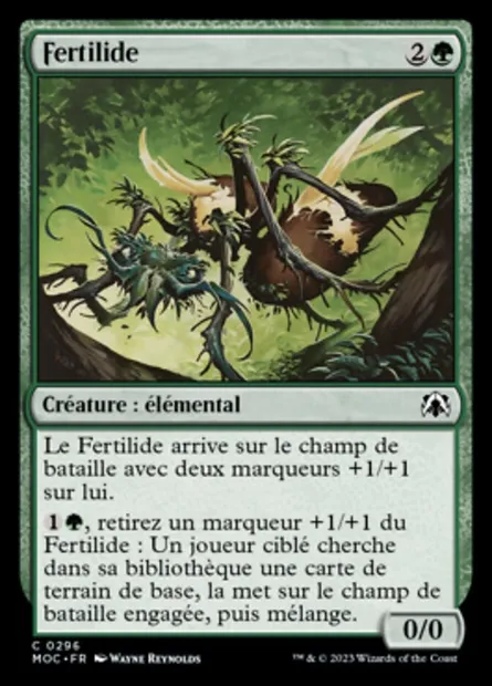 Fertilide, carte Magic MOC 296 — extension March of the Machine Commander