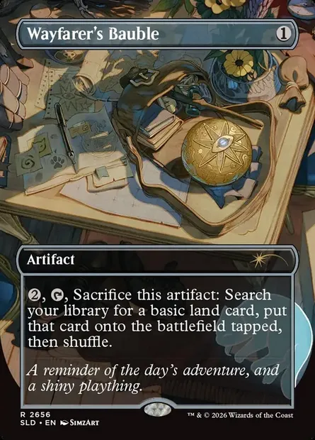 Babiole du voyageur, carte Magic SLD 2656 — extension Secret Lair Drop