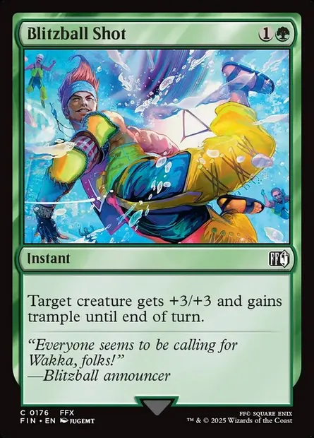 Blitzball Shot, Magic card FIN 176 — Final Fantasy set