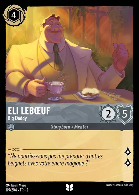 Eli Lebœuf - Big Daddy, carte Disney Lorcana CH2-179 — extension L'Ascension des Floodborn