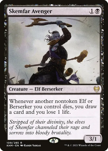 Skemfar Avenger, Magic card KHM 109 — Kaldheim set