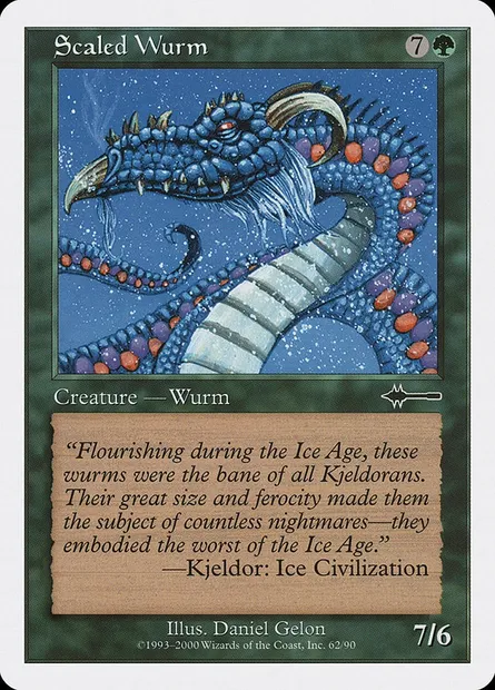 Guivre écailleuse, carte Magic BTD 62 — extension Beatdown Box Set