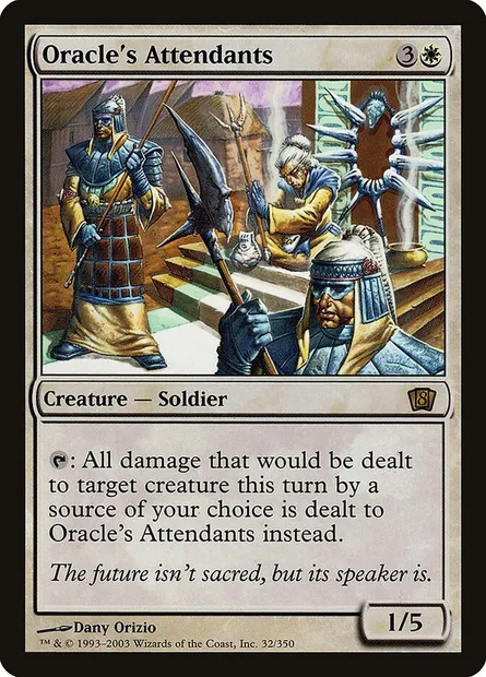 Oracle's Attendants, Magic card 8ED 32★ — Eighth Edition set