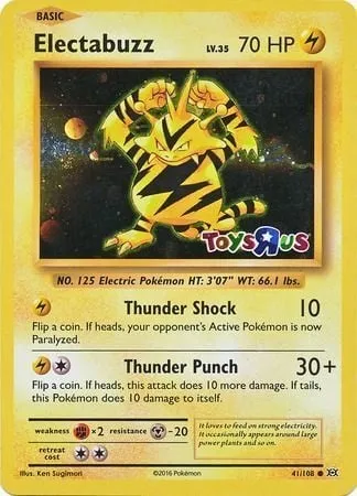 Electabuzz, Pokémon card RET 041 — Retail Exclusive Promos set