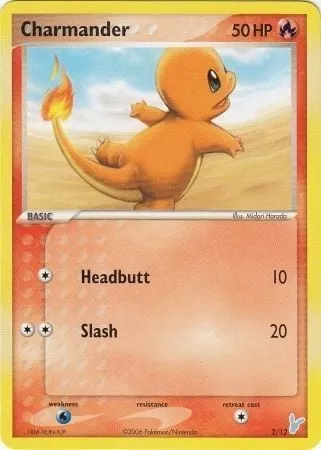 Charmander, Pokémon card TK2M 002 — EX Trainer Kit 2 (Minun) set