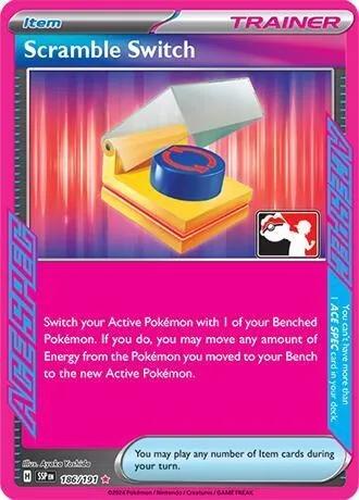 Scramble Switch, Pokémon card PPS 186-2 — Play! Pokémon Prize Pack Series set