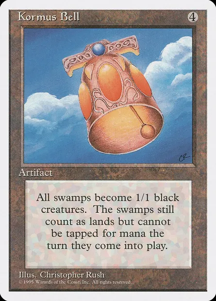 Kormus Bell, Magic card 4ED 332 — Fourth Edition set