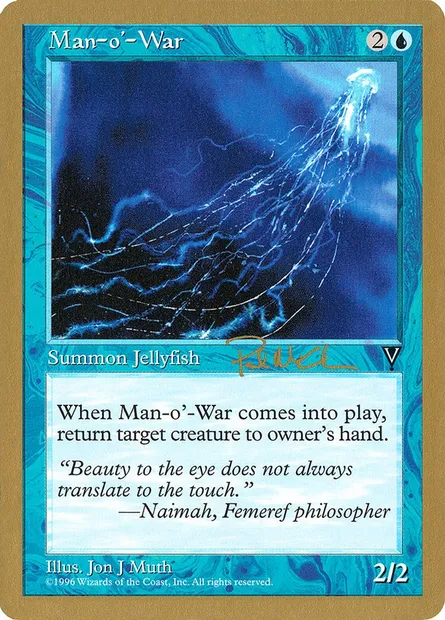 Man-o'-War, Magic card WC97 pm37b — World Championship Decks 1997 set