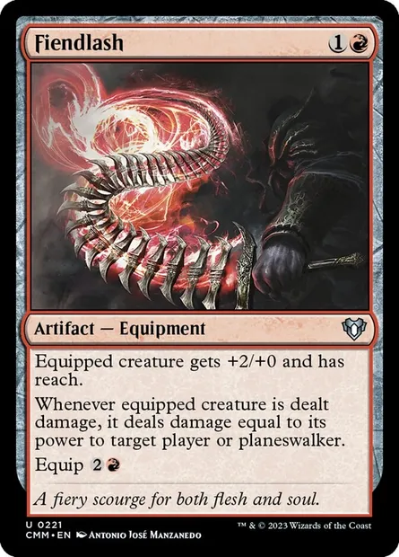 Fiendlash, Magic card CMM 221 — Commander Masters set