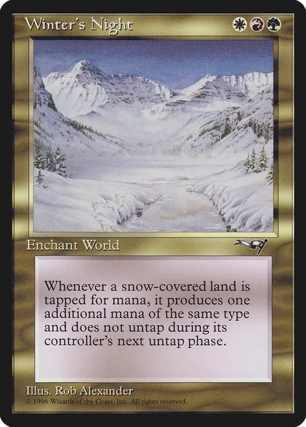 Winter's Night, Magic card ALL 114 — Alliances set