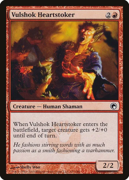 Vulshok Heartstoker, Magic card SOM 107 — Scars of Mirrodin set