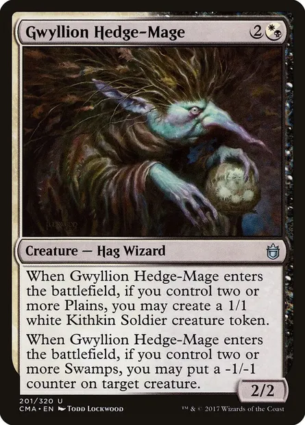 Gwyllion Hedge-Mage, Magic card CMA 201 — Commander Anthology set