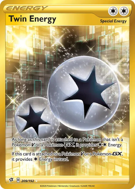 Twin Energy, Pokémon card RCL 209 — Rebel Clash set