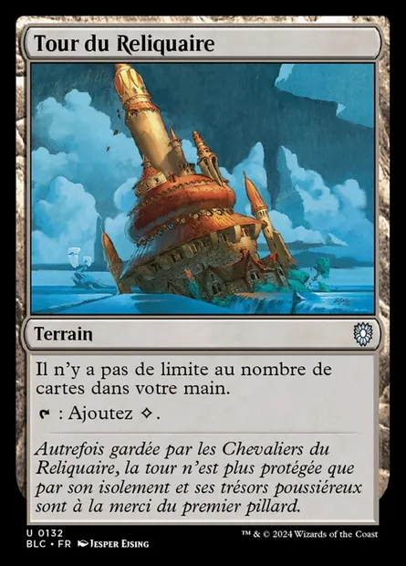 Tour du Reliquaire, carte Magic BLC 132 — extension Bloomburrow Commander