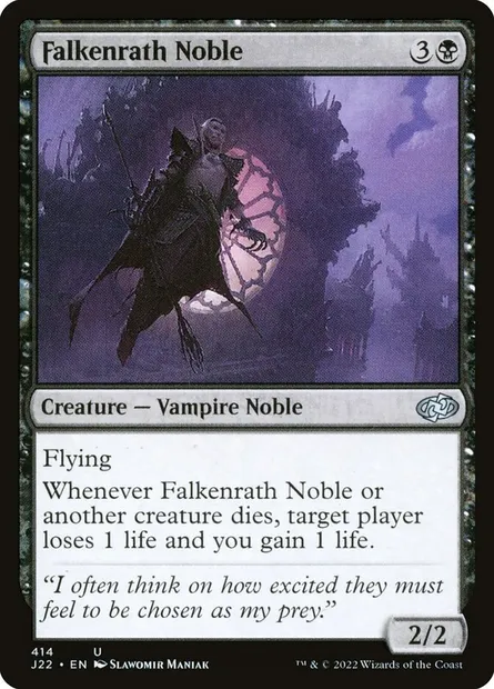 Falkenrath Noble, Magic card J22 414 — Jumpstart 2022 set
